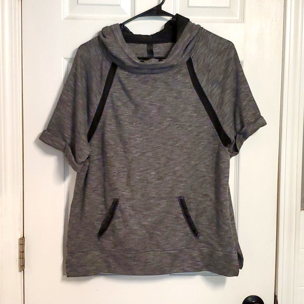 Aeropostale women's short sleeve hooded sweatshirt